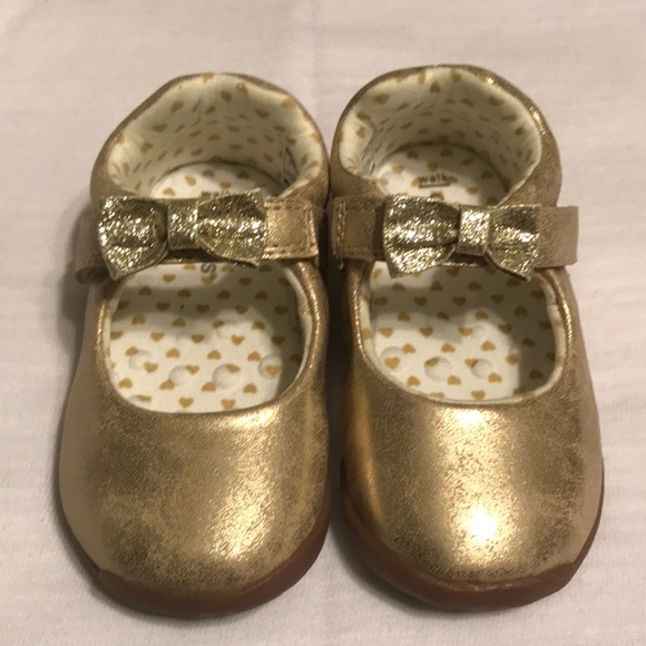 carters gold shoes